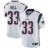 Nike Men & Women & Youth Patriots 33 Jeremy Hill White NFL Vapor Untouchable Limited Jersey,baseball caps,new era cap wholesale,wholesale hats